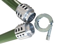Khớp nối xăng dầu cao su dẹp, size 2, 3
