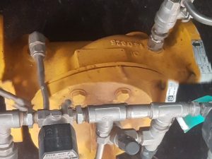 LC - 540-3-1-1-1-B-4-D Series Digital Preset Valve, 3in 150# Flat face flange (Ductile Iron, FF), 24VDC - 3