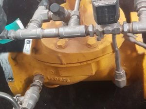 LC - 540-3-1-1-1-B-4-D Series Digital Preset Valve, 3in 150# Flat face flange (Ductile Iron, FF), 24VDC - 4